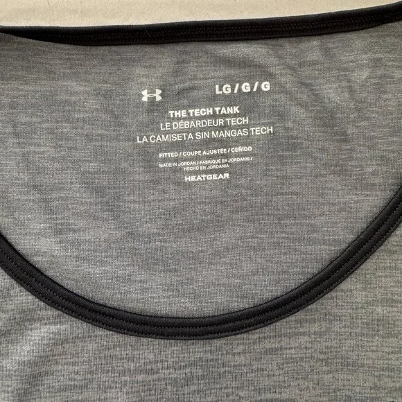 Under Armour Men's Heatgear Tech Tank Top Large NEW! - Picture 2 of 2